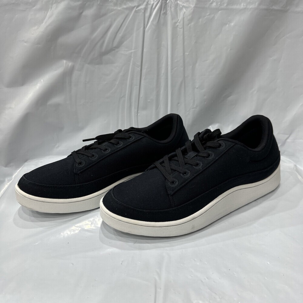 Allbirds 5920664 Sneaker Men's Size 10 Natural Black Canvas Pacers Shoes EBS1236